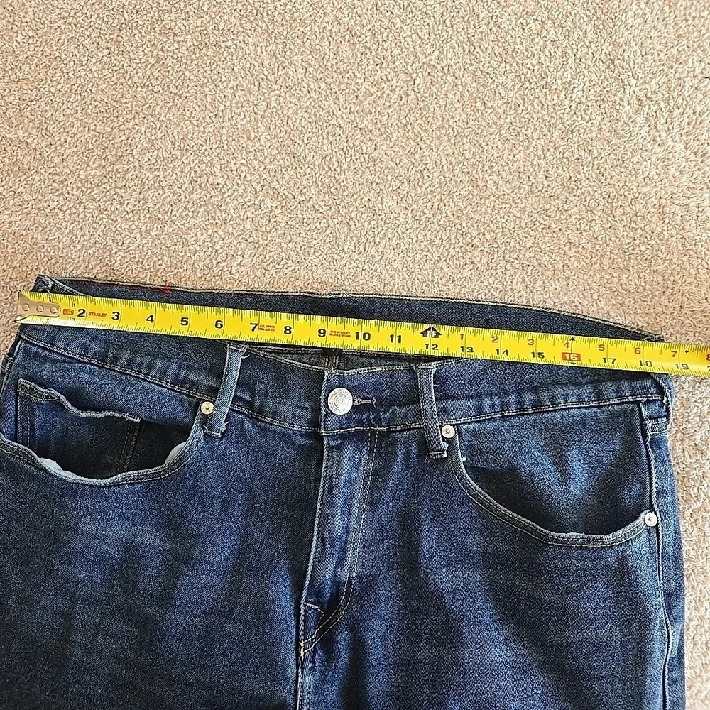 True Religion Ricky SN Relaxed Stretch Straight Jeans Mens 38‎ Medium Wash